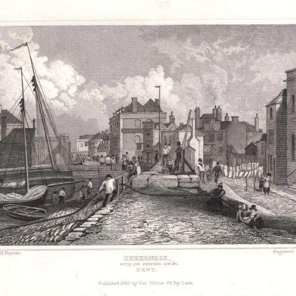 Kent, Inghilterra, Sheerness, 1850