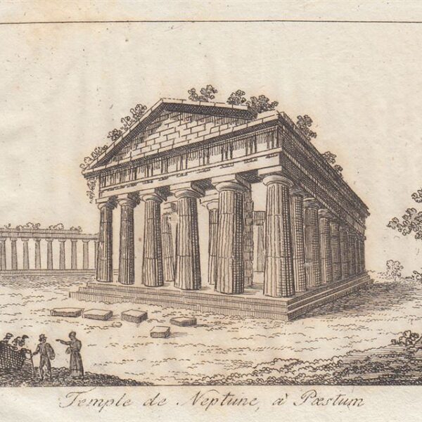 Paestum, Tempio di Nettuno, 1824