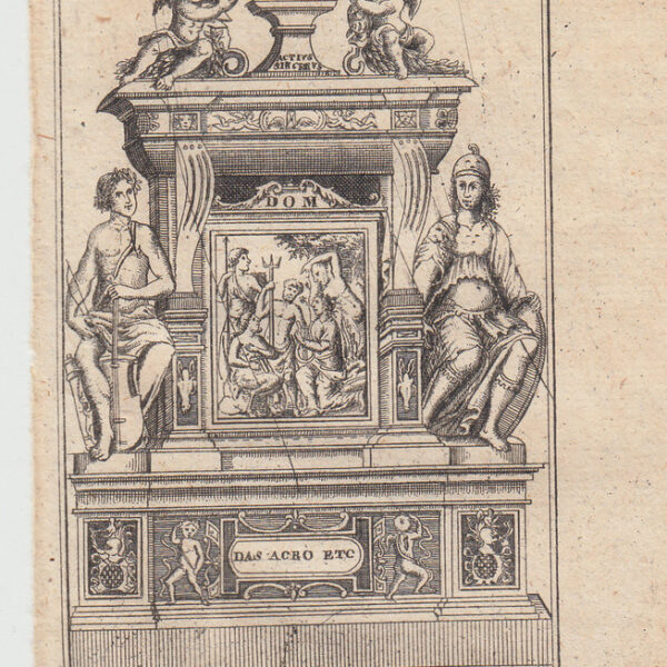 Napoli, Tomba di Sannazaro, 1712