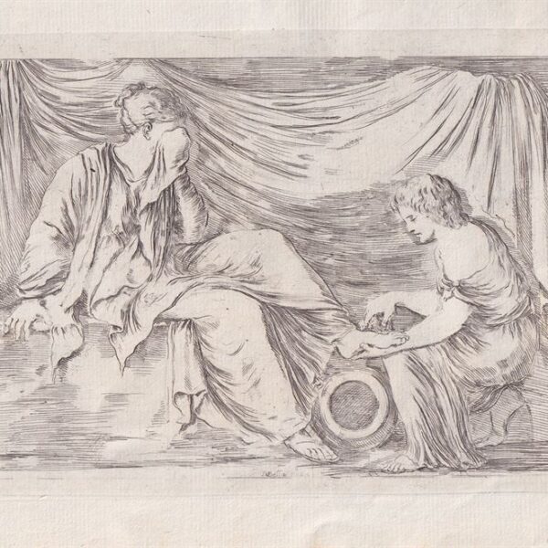 Stefano Della Bella, La toilette della sposa novella, 1640