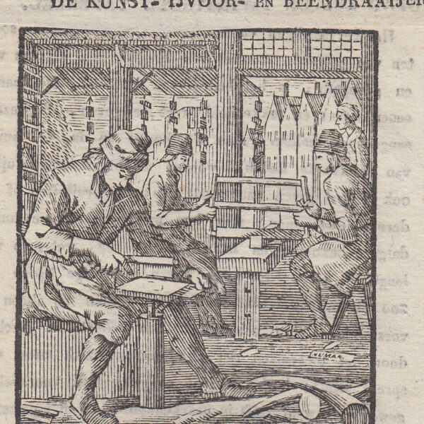 Lavoratore di Avorio, Caspar e Jan Luyken, 1694