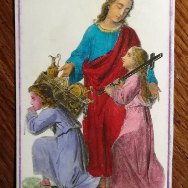 Gesù, bambini, canivet, 1830-50