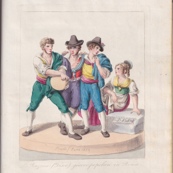 Bartolomeo Pinelli, La Ruzzica, 1834