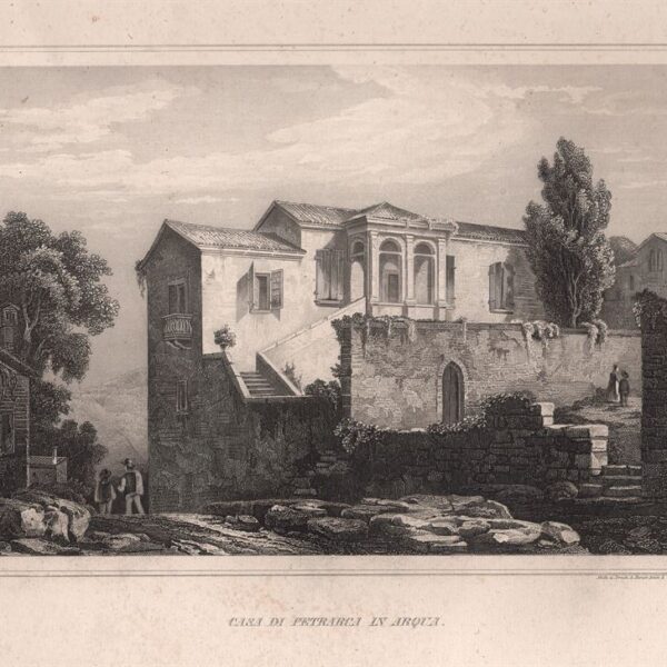 Arquà, Casa di Petrarca, 1860