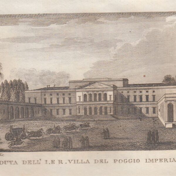 Veduta del Poggio Imperiale, Firenze, 1826