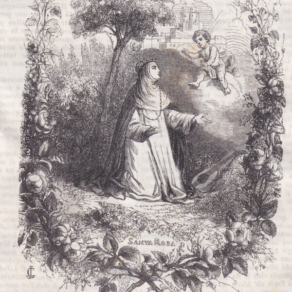 Santa Rosa da Lima, 1854