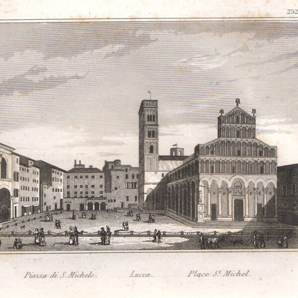 Lucca, 1835, Piazza di S.Michele