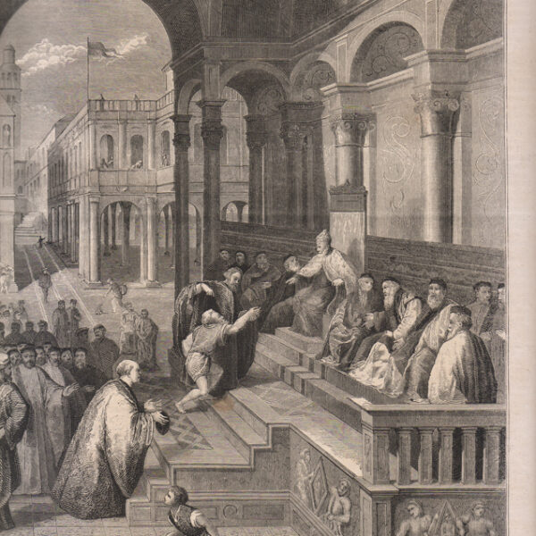 L'anello del pescatore, P.Bordone, 1879