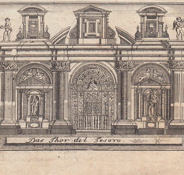 Napoli, Porta del Tesoro, 1712