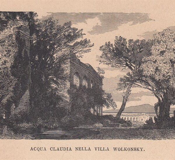 Roma, Acqua Claudia, 1875