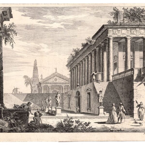 F. Vivares, Veduta, XVIII sec