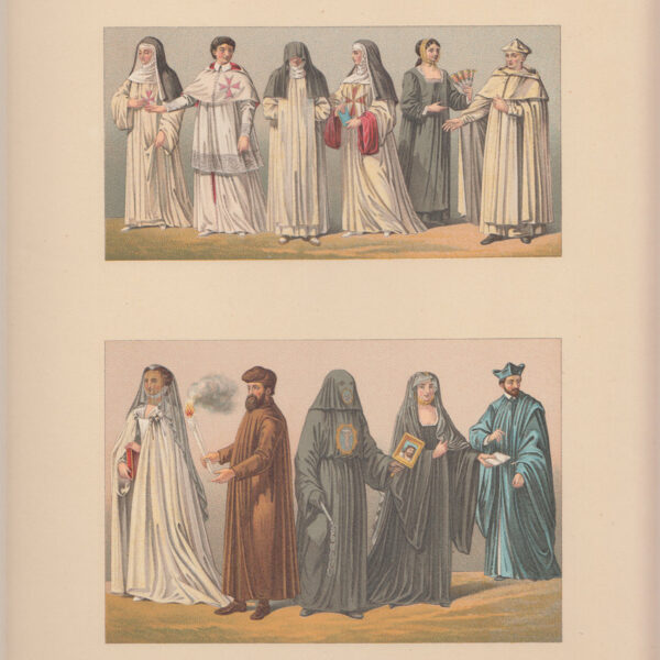 Costumi religiosi, Monache, 1876