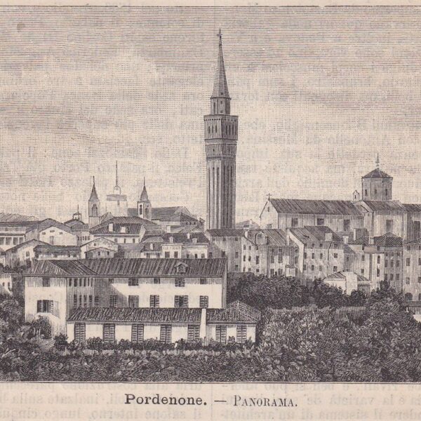Pordenone, Panorama, 1890
