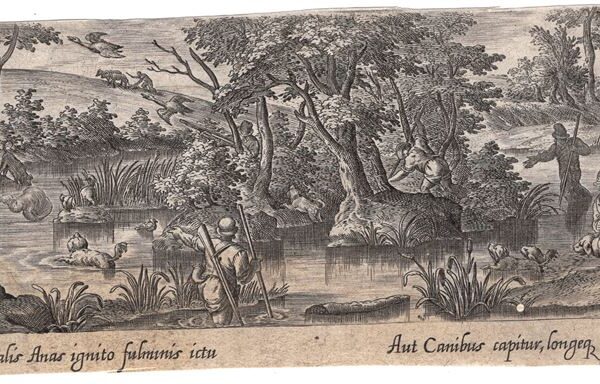 Antonio Tempesta (attr.), Caccia alle anatre, 1600