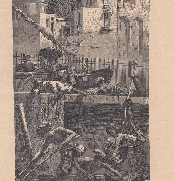 Napoli, Il Porto, 1874