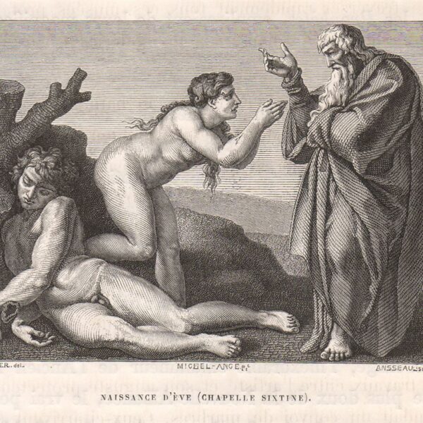 Nascita di Eva, Michelangelo, 1877