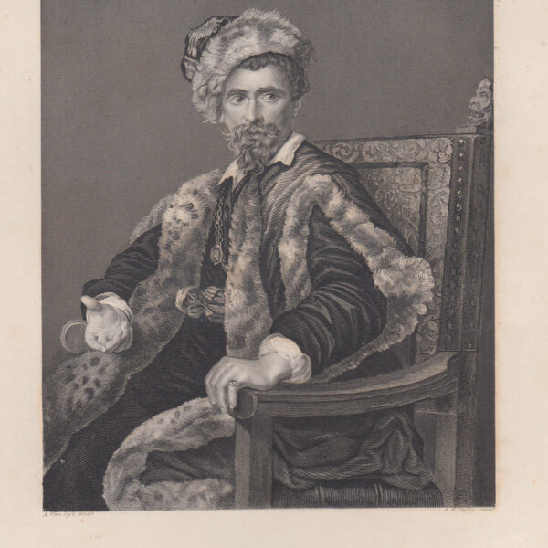 Ritratto, A.Van Dyk, 1840-50