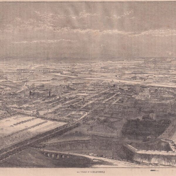 Alessandria, Veduta Panoramica, 1859