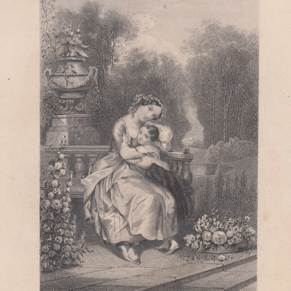 Elle est folle.Lei è folle. Acquaforte 1854