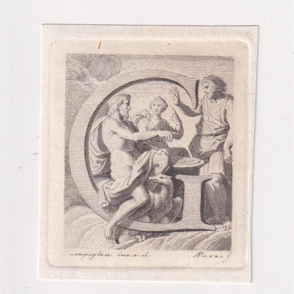 Lettera G, Antonio Pazzi e Domenico Campiglia, XVIII sec.