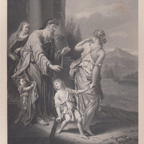 Abramo e Agar, Adr. v d. Werff, 1840-50