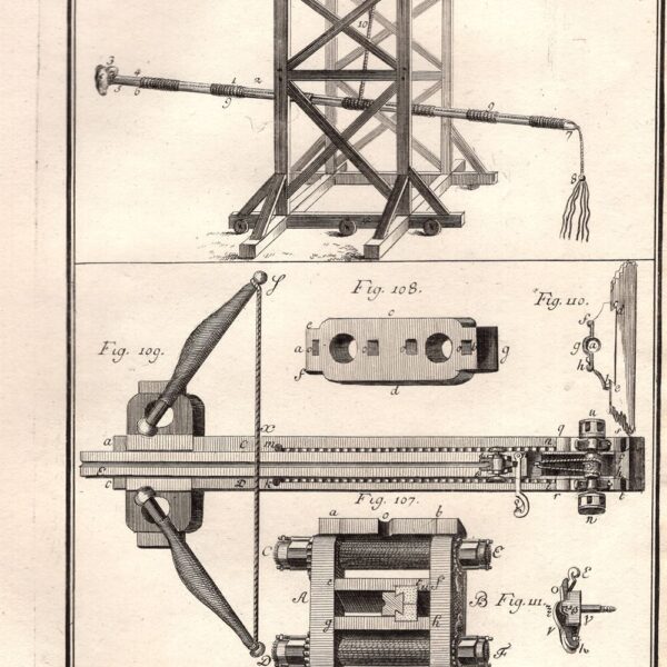 Diderot e D’Alembert, 1771, Arte militare, artiglieria, antiche macchine da guerra