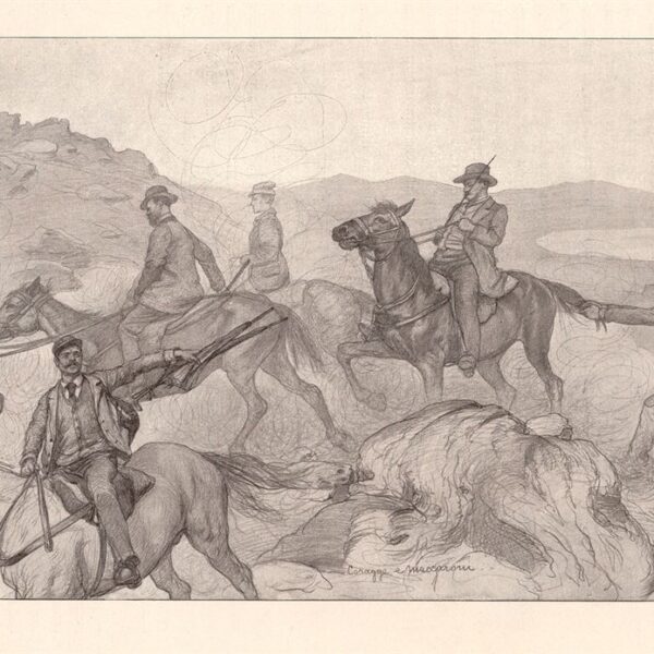 Christian Wilhelm Allers, al Vesuvio, 1890