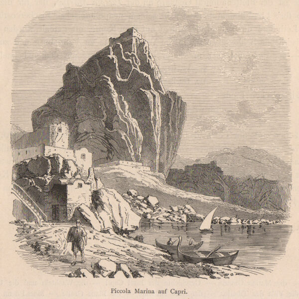 Capri, Piccola Marina, 1884