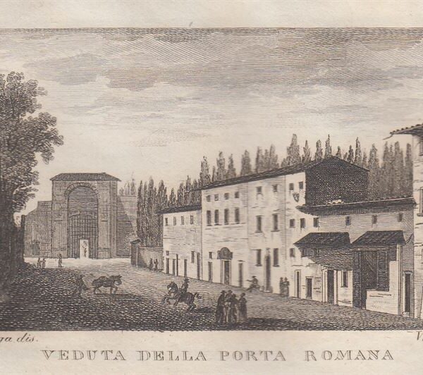Veduta della Porta Romana, Firenze, 1826