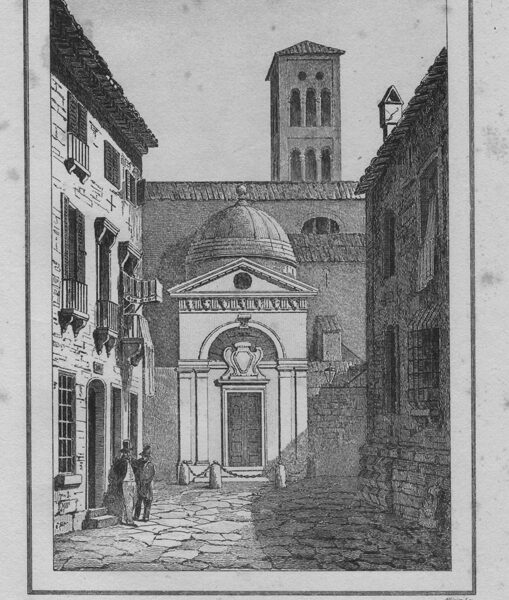 Ravenna, 1835, Tomba di Dante
