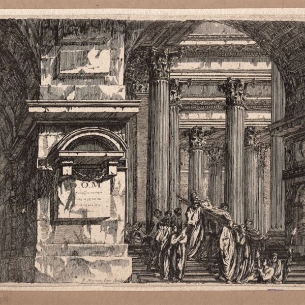 Pierre Moreau, Esequie in Italia, 1760 ca.