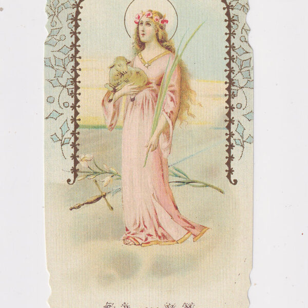 S.Agnese, Santino del XX sec.