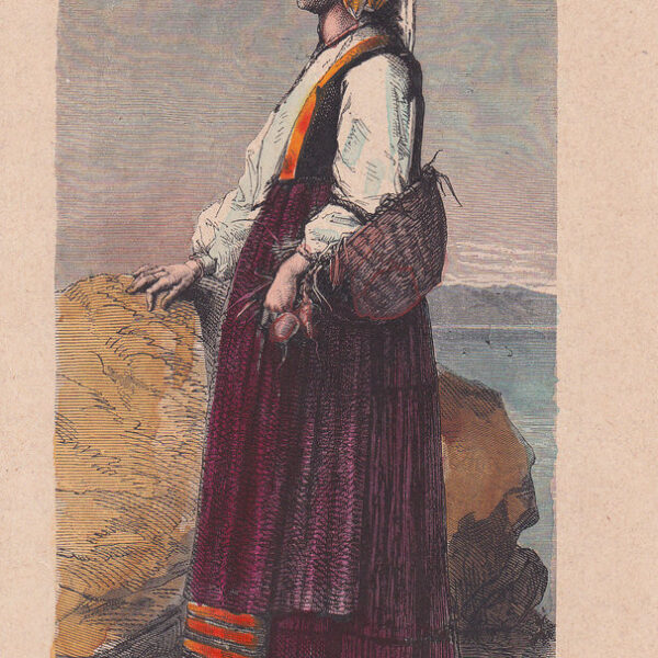 Contadina di Biassa, La Spezia, 1885