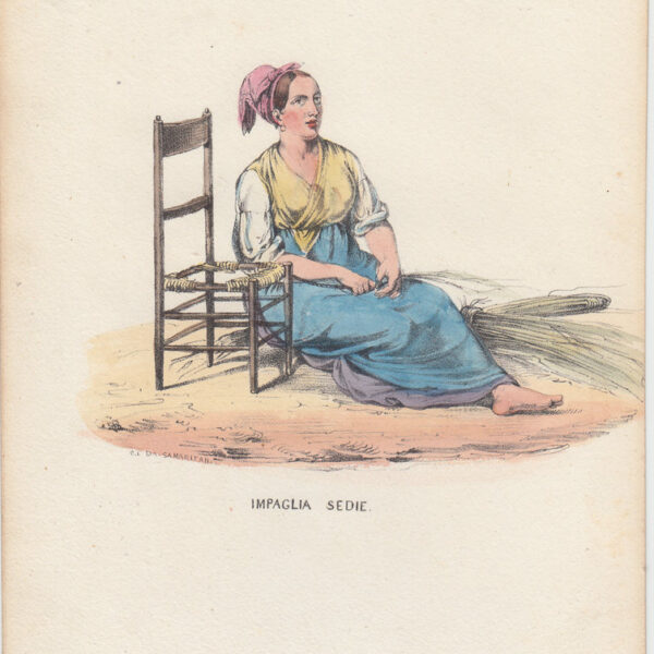 Samaritani, Impaglia Sedie, 1854