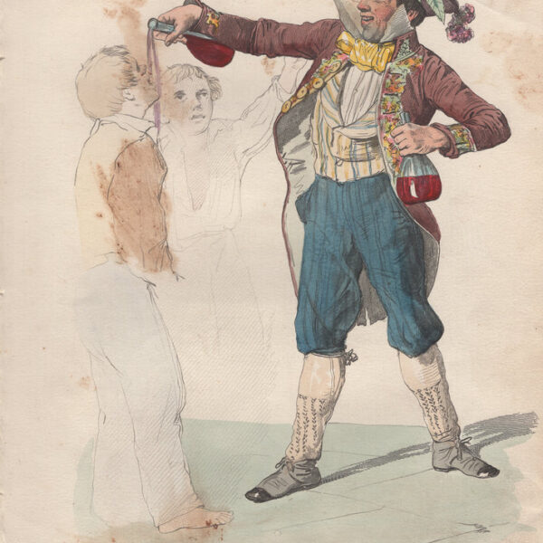 Il banditore di vino, F.Palizzi, 1853