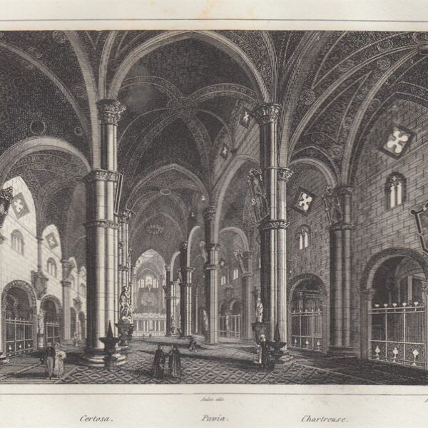 Pavia, Certosa (interno), 1834