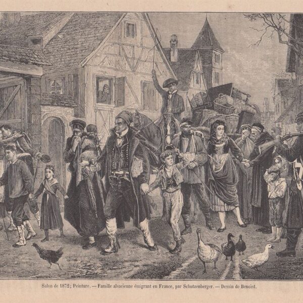 Schutzenberger, Les Emigrants de l'Alsace, 1872