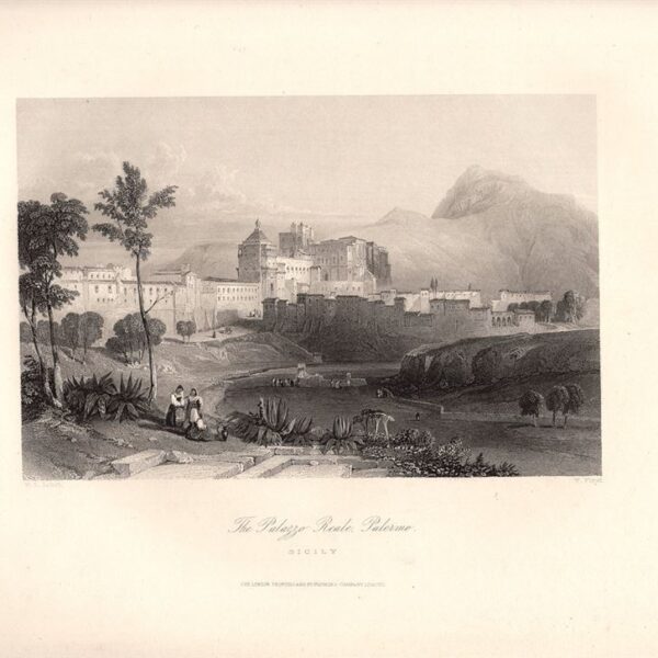 Palermo, Il Palazzo Reale, 1850