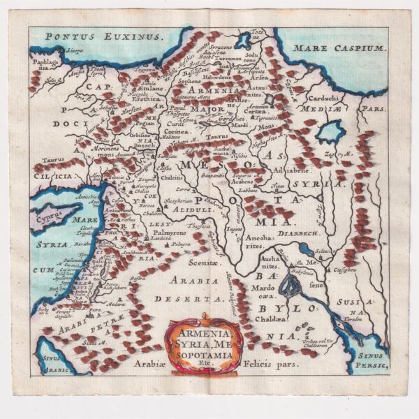 Philippus Cluverius (1580-1622), Mappa della Armenia 1686