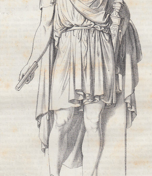 Ferdinando II, Statua marmorea, 1842