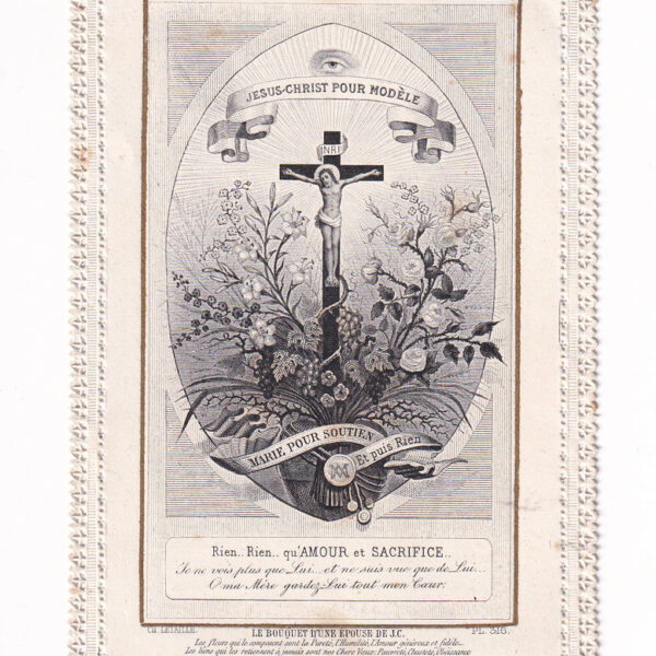 Canivet, Crocifisso, Ch.Letaille, 1850