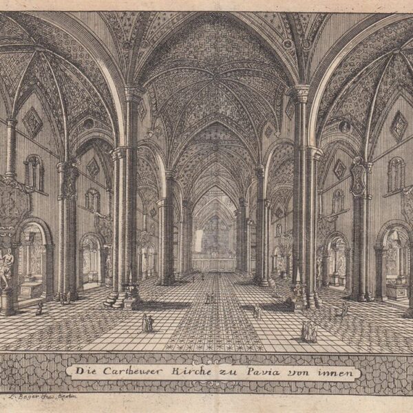 Pavia, Interno della Certosa 1712