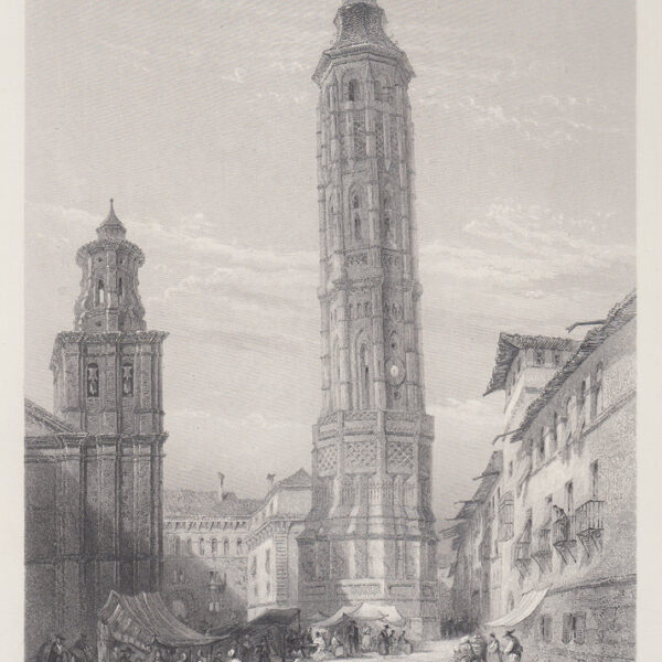 Saragozza, Torre pendente, 1884