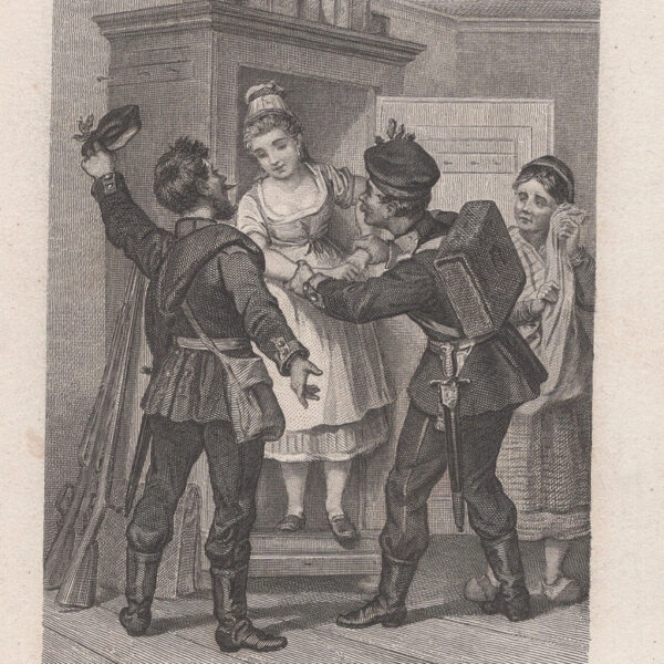 Piccola incisione del XVIII-XIX s