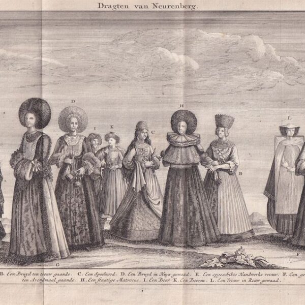 Donne e costumi di Norimberga, 1724
