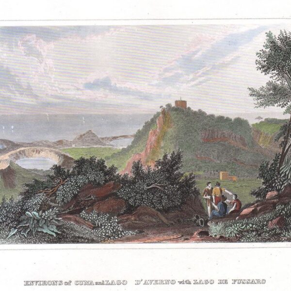 Averno e Lago del Fusaro, 1847