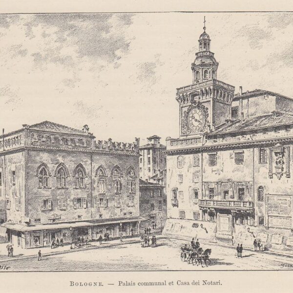 Bologna, Palazzo Comunale, 1890
