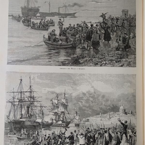 Giuseppe Garibaldi, lo sbarco dei mille a Marsala, 1884