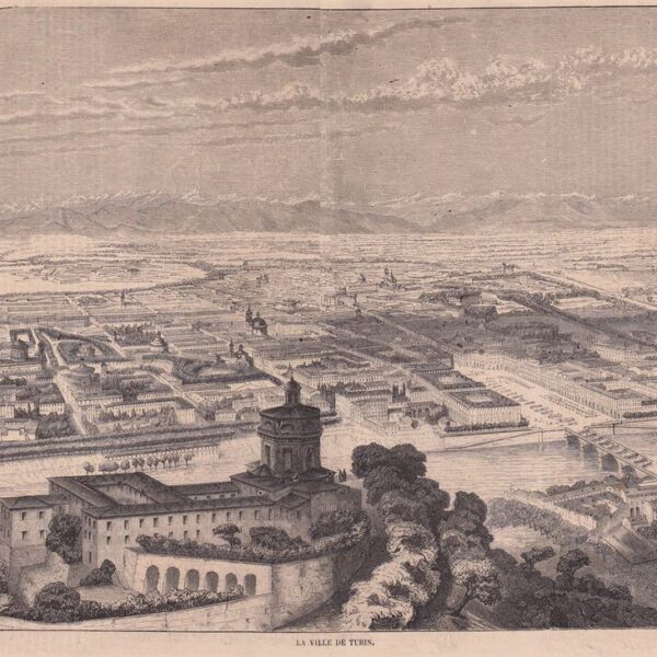 Torino, Veduta Panoramica, 1859
