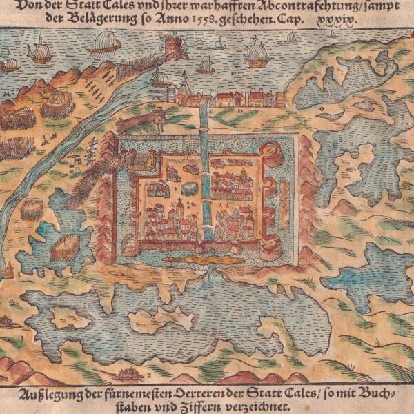Mappa di Cales, 1614
